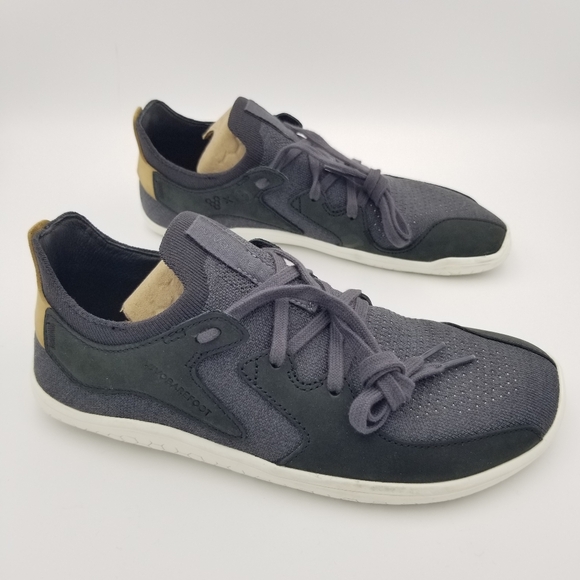 Vivo barefoot Shoes - Vivobarefoot Primus Asana Womens Light Breathable Barefoot Sneakers, Black, US 7